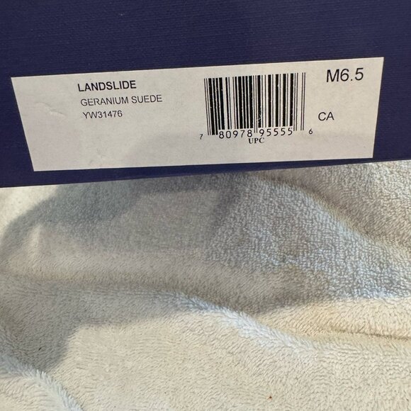 Stuart Weitzman Landslide Slip-On slides– Women’s 6.5 – Geranium Suede - Picture 7 of 13